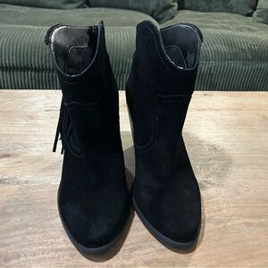 Jessica Simpson - Black Suede Ankle Boots - Women’s 10M/40